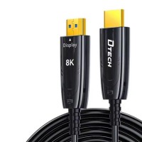 Dtech DT-HOF8001 1M HDMI To HDMI Fiber Optic Cable