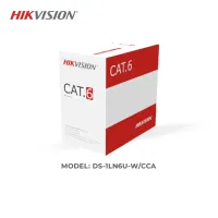 Hikvision DS-1LN6U-W/CCA 305 m CAT6 UTP Network Cable (CCA,0.565 mm)