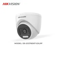 Hikvision DS-2CE76D0T-EXLPF 2MP Smart Hybrid Light Indoor Fixed Turret Camera