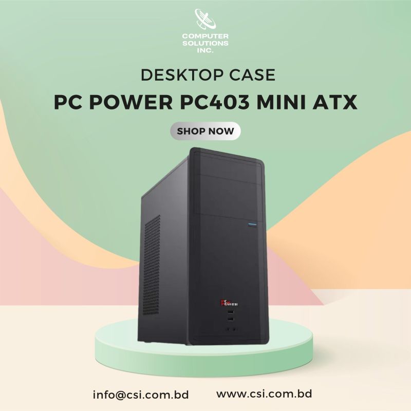 Pc Power PC402 mini ATX Desktop Casing with Power Supply